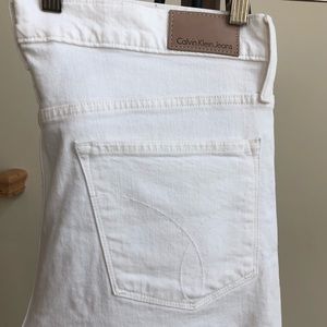Calvin Boyfriend White Jean